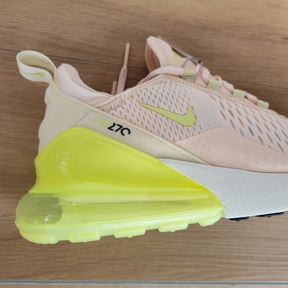 ✨✨Nike Air Max 270 Womens Shoes Sz 9 Peach Pink Green Comfy Sneakers AH6789-802✨ - Picture 7 of 10
